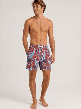 MC2 Saint Barth Lighting Indie Vibe print swim shorts linen